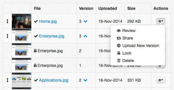 New Features – File Versioning and Comparison