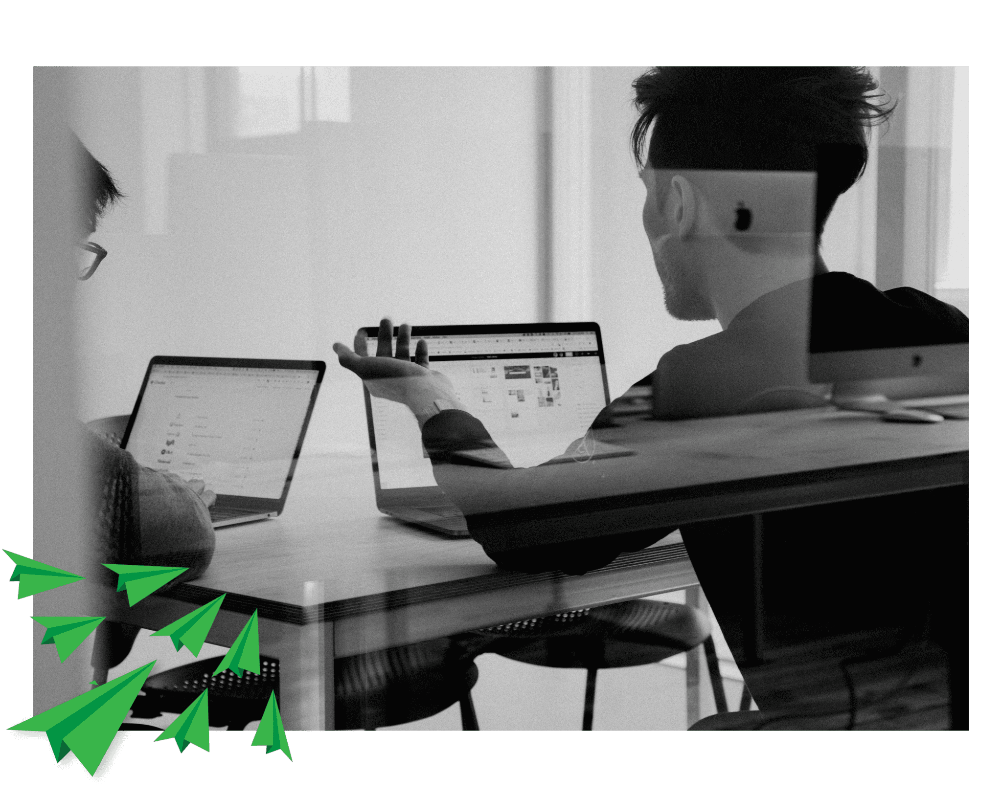Team members collaborating