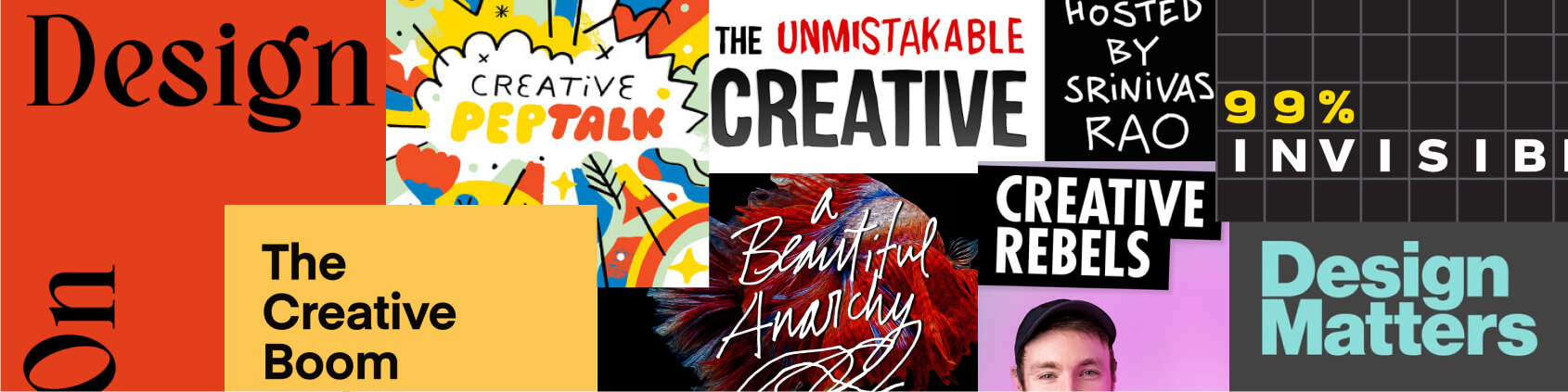 Podcasts on creativity and design