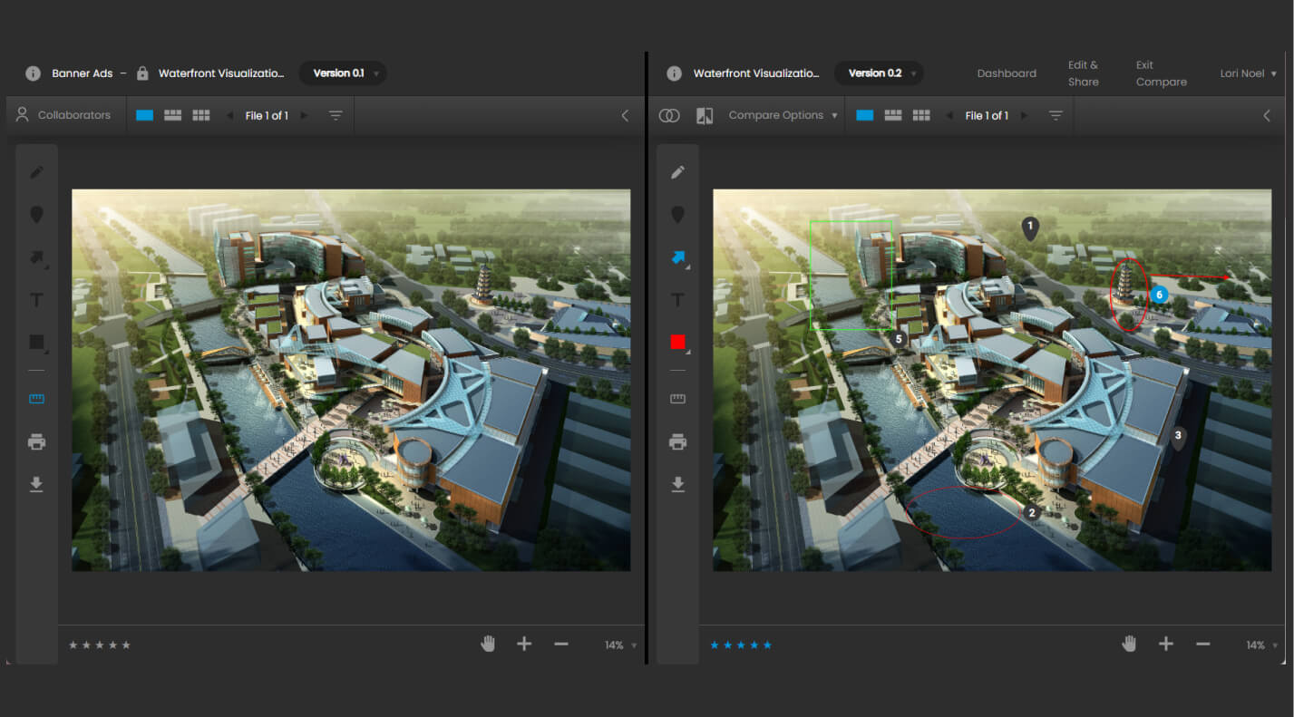 Using Versioning and Compare Mode to Boost Creative Workflows