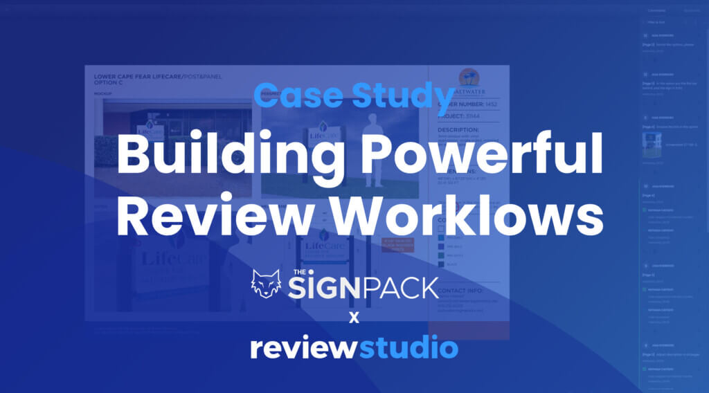 The sign pack building powerful review workflows with ReviewStudio
