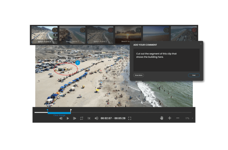Review video files for better online proofing with ReviewStudio
